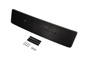 License Plate Holder, Matt Black. Porsche 992.1 Carrera MKI 2019-24 - 992807999OK1, 992807999