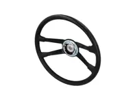 Leather steering wheel 400mm. Porsche 911 68-73 - 90134708110, 1645500100, 90234708271/1, 90234708271
