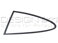 1/4 Window Frame Black, LEFT. Porsche 911 74-77 Coupe - 90154301628, 90154301528