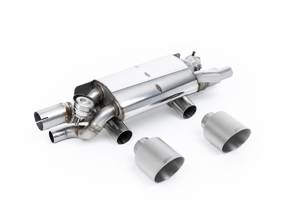 Milltek Sports Exhaust Rear Silencer (PSE) With GT-115 Brushed Titanium Tips. Porsche 991.2 3.0L T / S / GTS 2015-19 - 9P1251053A, 9P1251053C, 9P1251053B, 9P1251053D - SSXPO200