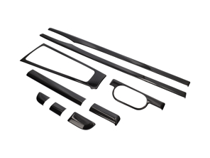Interior Console Trim Cover Set, LHD or RHD. Porsche 982 Boxster / Cayman / 991.2 2017>>