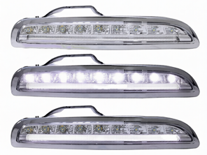 Daytime Running Lamps (DRL) LED for Porsche Boxster 987 2005-08 - 98763108105, 98763108205, 98763108102, 98763108202, 98763108104, 98763108204