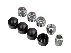 Locking wheel nut kit for Porsche M14 x 1.5 - 25167