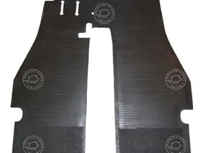 Front rubber base mat. Porsche 356B T6 / 356C LHD cars - 64455110106, 64455110105 - NLA55110106