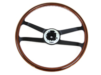 Wood Steering Wheel 42cm, Porsche 911 1965-69 - 90134708211, 90134708201 - STG116102B, 121401-AK0, 1645500400