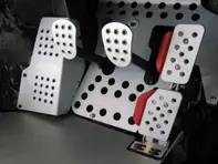 Rennline REV2 4 Piece Pedal Set Perforated. Porsche 911/912/930 COUPE Manual - A12.1.P2113, A121P2113