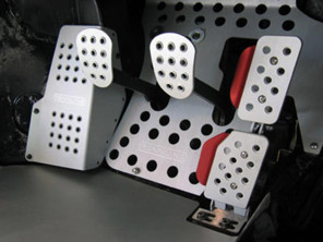 Rennline REV2 4 Piece Pedal Set Perforated. Porsche 911/912/930 COUPE Manual - A12.1.P2113, A121P2113