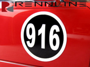 Rennline Magnetic Race Numbers Round - EM03