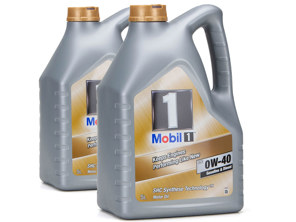 Mobil 1 Engine Oil 0W/40 Fully Synthetic New Life Multi pack 10L - 0W/40, 0W-40, 00004330521, 00004330119, 00004330121, 157717, 153669