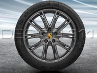 20' Panamera (971) Exclusive Design PLATINUM Alloy Wheels & Winter Tyres Original Porsche - 971044600D