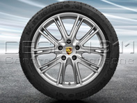 20' Panamera (971) Exclusive Design Platinum Silver Alloy Wheels & Winter Tyres Original Porsche - 971044600C