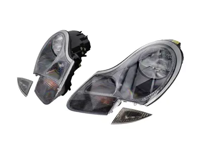 Headlamps Clear Porsche 986 Boxster / 996 LHD Cars - 98663113117, 98663113217, 99663104502, 99663104602