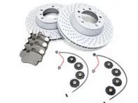 REAR Brake Pads and Brake Disc Package Porsche 997 3.8L GTS - 99734190100, 95535296000, 99735193907, 99761267602, 99635208600, 99635208602, 99635240503, 99635240603