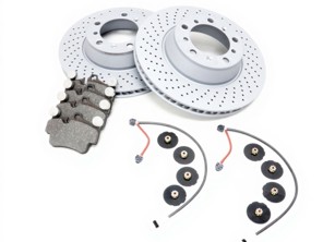 REAR Brake Pads and Brake Disc Package Porsche 997 3.8L GTS - 99734190100, 95535296000, 99735193907, 99761267602, 99635208600, 99635208602, 99635240503, 99635240603