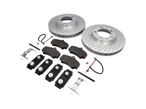 FRONT Brake Pads and Brake Disc Package Porsche 997 C2S Textar - 99635140904, 99635140903, 99635141004, 99635141003, 99635194913, 99761275701, 99761267801, 99635108901, 99635195911