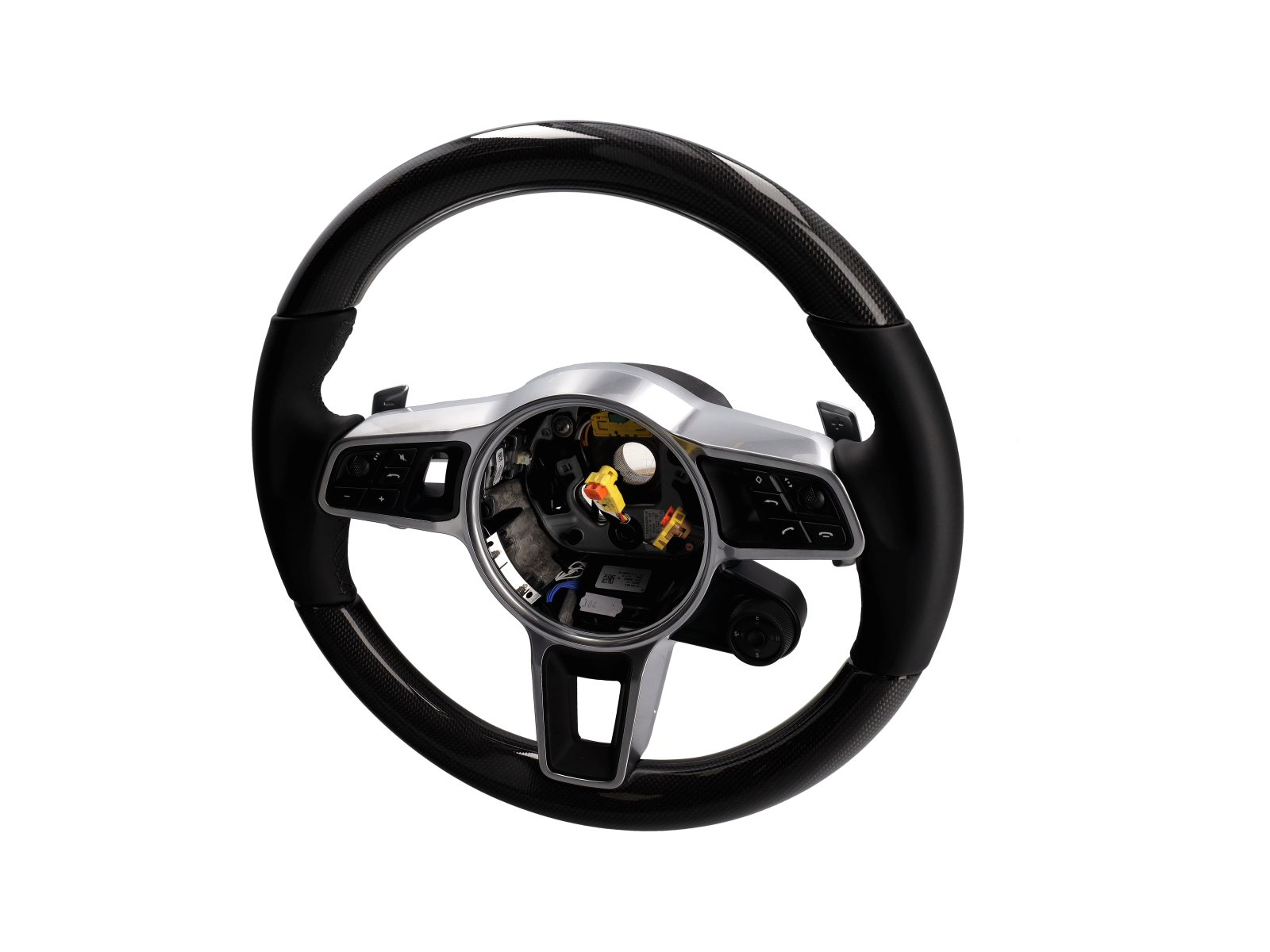 Multi-function sports steering in carbon Porsche 971 Panamera 2017