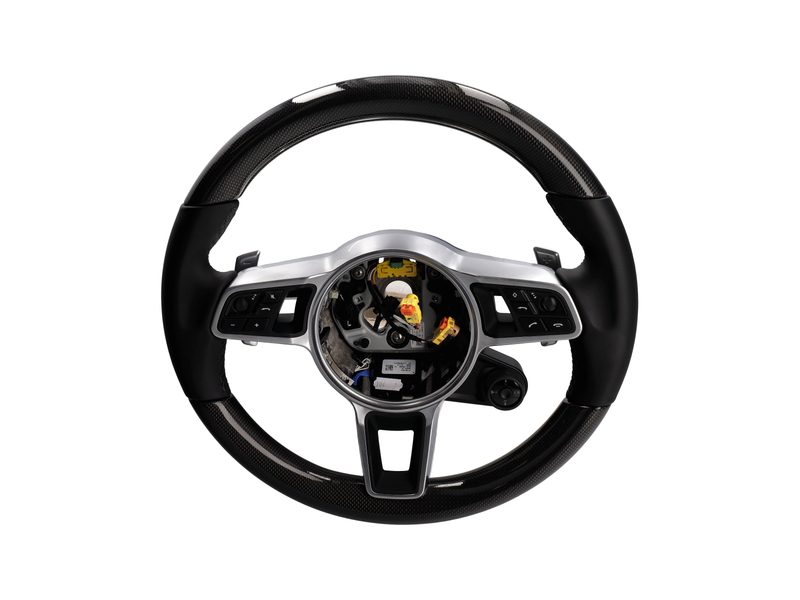 Multi-function sports steering in carbon Porsche 971 Panamera 2017