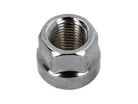 Wheel nut (Open Ended) Ball Seat R14 (Chrome Finish) fits various Porsche models - N0201121