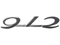 '912' Chrome Rear Badge. Porsche 912 65-69 - 90255930523