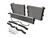 Water coolant front radiators & pipes kit. Porsche 996 C2/ C4 automatic/ tiptronic cars - 99610662255, 99610662654, 99610613753, 99610613853, 9961066558, 99610666656, 99610613151, 99610613150, 99610613251, 99610603750, 99610603751, 99610603752, 99610603753