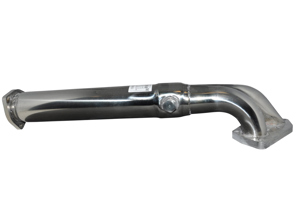 Exhaust pre-silencer Sports. Made of polished stainless steel. Porsche 911 1975-89 - 93011118300, 92.300, 1620200500, 92.300S, 1620200600, 93011118301 - 92.300S, 1620200600