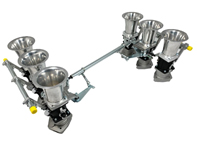 Jenvey 3-bolt 45mm individual throttle body kit. Porsche 964 - WFR024, WFR029, WFR043, WFR060, WFR505, WFR024 - ABF2/65, RH01, RH01M, TP1, TP11
