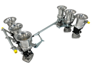 Jenvey 3-bolt 45mm individual throttle body kit. Porsche 964 - WFR024, WFR029, WFR043, WFR060, WFR505, WFR024 - ABF2/65, RH01, RH01M, TP1, TP11