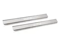 Door sill trim with GT3 lettering, stainless steel. Porsche 996 GT3 - 99655198401, 99655198491, 996551984GT2, 99655198403