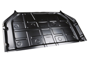 Floor pan panel, Front or rear section. Porsche 911 1966-89 - 91150193700GRV, 91150193800GRV, 91150193700, 91150193800, 1683102400, 1683102300, 591071-F, 591071-R