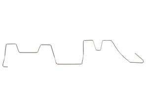 Retaining clip for push rod tube. Porsche 914 - 021109339 - 8111650100