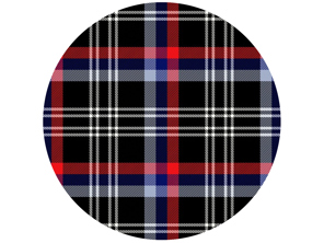 SOLM (Motorsport) polyviscose tartan fabric, inspiration: BMW 'M' Division cars *SAMPLE*