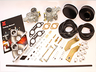 Performance kit to allow fitment of 2 x Genuine Spanish Weber 34 ICT carburettors . Porsche 914/4. - PVW207