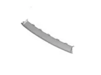 Front bumper spoiler trim Sport Design Package. Porsche 992 turbo - 992807725AOK1, 992807725A
