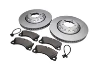 FRONT Brake Pads And Brake Disc Package. Porsche Panamera Turbo / Turbo S - 298615301C, 298615302C, PAA698151, 95861236500