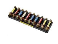 Fuse Rack Ceramic 10-Pole. Porsche 911 1974-86 - 91161208601