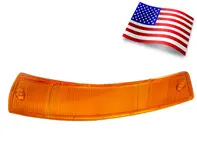 Indicator lens Front, without rim (SWB). Porsche 911/912 1965-68 USA - 90163140102, 90163140202, 14848, 14848/D, 14848/S