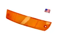 Indicator lens Front, without rim (SWB). Porsche 911/912 1965-68 USA - 90163140102, 90163140202, 14848, 14848/D, 14848/S