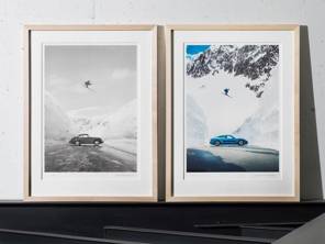 Poster Set - 'The Porsche Jump.' Limited Edition