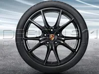 20' 'Carrera S' BLACK Alloy Wheels & Tyres Original Porsche for 718 Boxster/Cayman - 98204460206