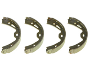 Handbrake shoes (set of 4). Porsche 986 / 996 / 997 / 987 / 993 / 964 / 924T / 928 / 968 - 92835209710, 99635299300, 99635299301, 99635299602, 99735299301, 99735299302, 99635299604 - S 65 503, S65503
