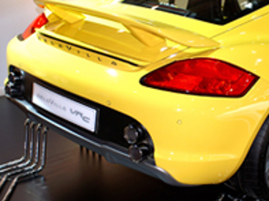 Rear Bumper VRC and Exhaust. Porsche 987C Cayman 06-08 DelaVilla