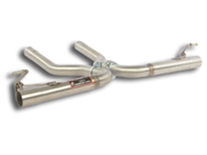 Exhaust muffler / silencer delete pipe. Porsche Cayenne 958 Supersprint - 246616