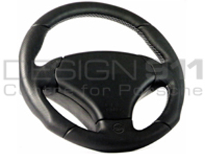 Steering Wheel Silverpfeil - Black / Perforated Leather  - RAID - 710120, 710121, 710122