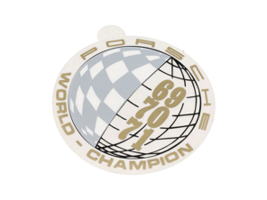 World Champion 1969 / 1970 / 1971 Window Sticker - 91170110322