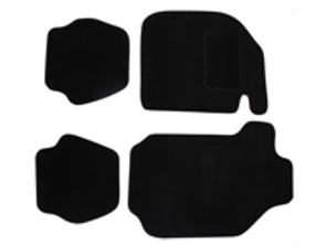 Floor mat set black. Porsche 911 1977-89 Targa / Cabrio (With A/C) RHD - Right hand drive - P0155