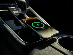 Wireless phone charger with Magsafe. Porsche 971 Panamera - 971857335A, 971857335A1E0, 971857335B, 971857335B1E0, 971857335C, 971857335C1E0