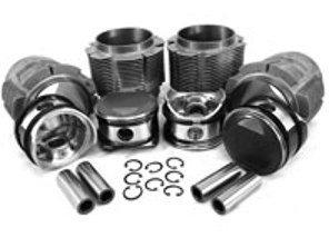 Big bore piston and biral cylinder kit 86mm. Porsche 356A / 356B - 0081186PE, 008 11 86PE