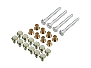Door hinge pins & bolts set. Porsche 911/912 / 914 / 964 / 993 - 90153130520, 90153130520, 90153131120, 901531305SET, 99909301002, 99909301008 - URO-014474