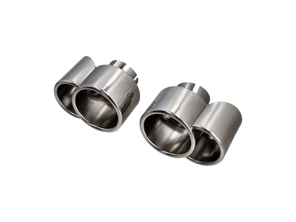 Exhaust tail pipes. Porsche 996 Turbo (PAIR) - 99611125274, 99611198101, 99611198201, 99611125174