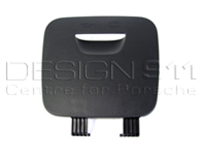Lid for maintenance cup. Satin Black. Porsche 987 Boxster / 987C Cayman - 9875513720101C